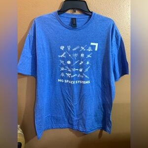 Northrop Grumman Space Systems Heather Blue T-Shirt